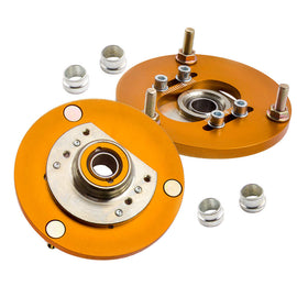 1998 - 2005 compatible for BMW E46 320 323 325 328 M3 Front Coilover Top Mount Adjustable Camber Plates