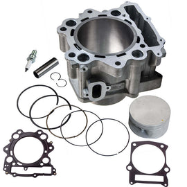 Compatible with Yamaha Grizzly 660R Cylinder Piston Gasket Top End Rebuild Kit 686 Big Bore
