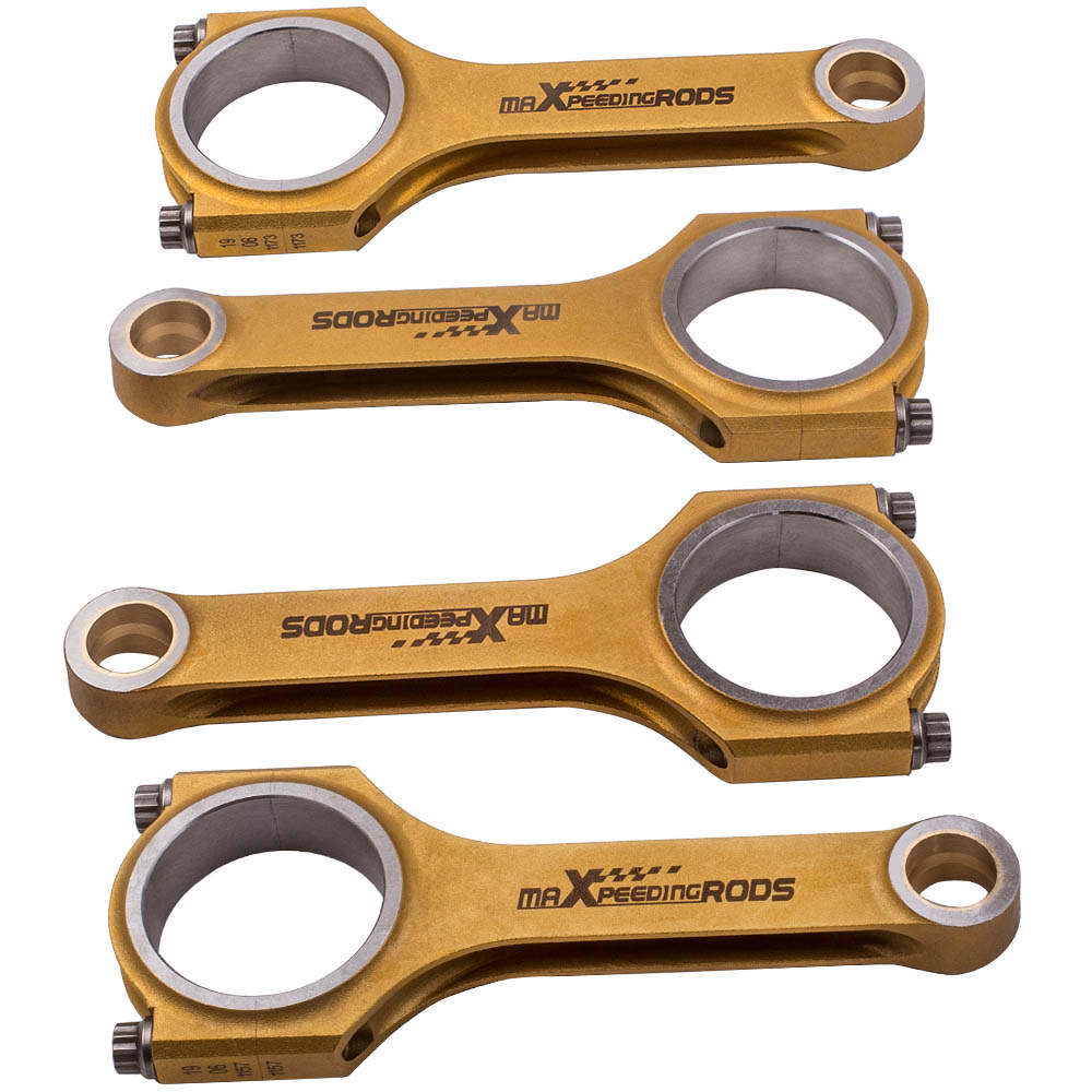 Compatible for Audi A6 C5 1997-2005 1.8T MSR Titanizing 4340 Connecting Rods Racing Conrods