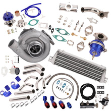 Load image into Gallery viewer, T04E Universal Turbo T3 Flange Pipe BOV Adapter Wastegate Turbocharger Kits
