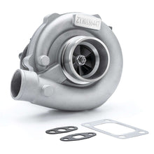 Load image into Gallery viewer, T3 T4 T04E Turbo Charger Turbine 5-Bolt Flange 0.5 A/R 0.63 T04E with Oil Inlet Oil Feed Return Lines