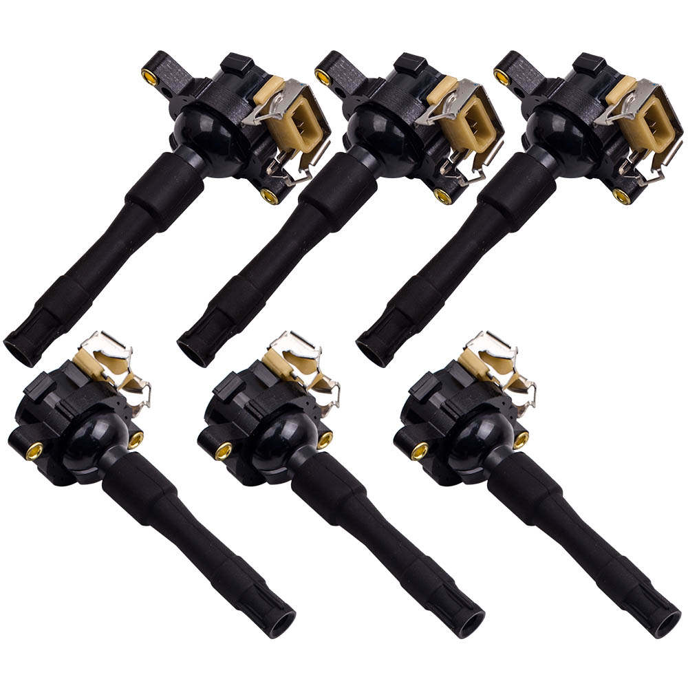 Compatible for BMW E36 323i 2.5 328i 193 231 170 hp 320i and E46 323 325 6x Ignition Coil Pack