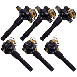 Compatible for BMW E36 323i 2.5 328i 193 231 170 hp 320i and E46 323 325 6x Ignition Coil Pack
