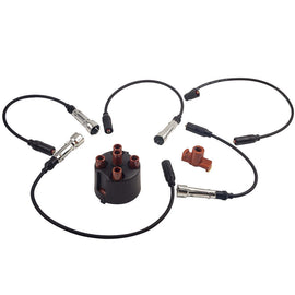 IGNITION Cable Set W/ CAP + ROTOR ARM compatible for SEAT VW GOLF 3 PASSAT 35i VENTO