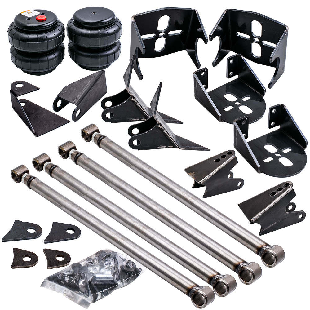 Universal Rear Triangulated 4-Link Kit Brackets 2500 Bags Air Ride Suspension