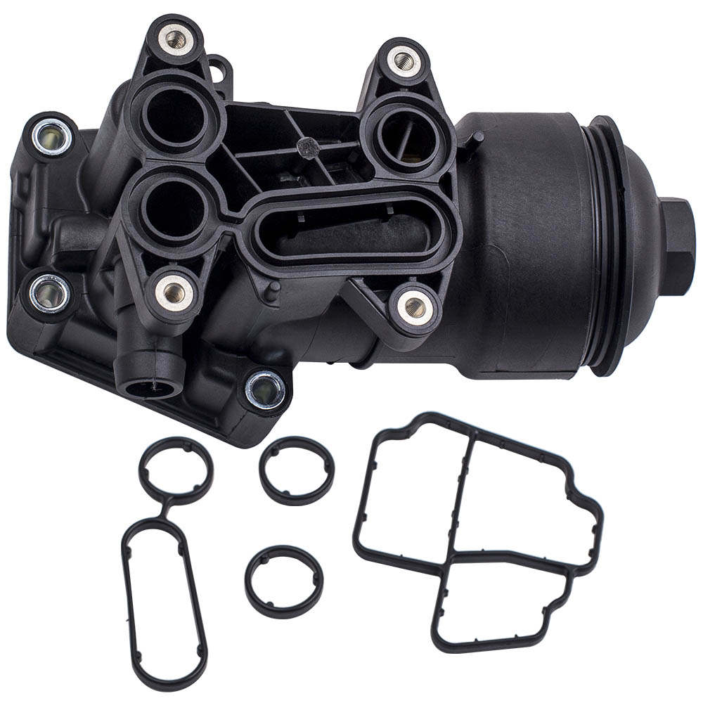 Oil Filter Housing + Gaskets compatible for VW AMAROK 2.0 10- BEETLE 5C 1.6 2.0 11-16