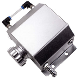 For 1L Universal Aluminum Coolant Overflow Tank + Billet Aluminum Cap