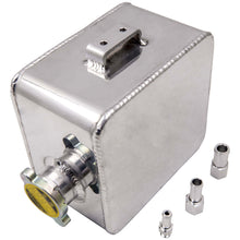 Load image into Gallery viewer, 2.5 L Aluminum Alloy Water Coolant Radiator Universal Expansion Tank Overflow