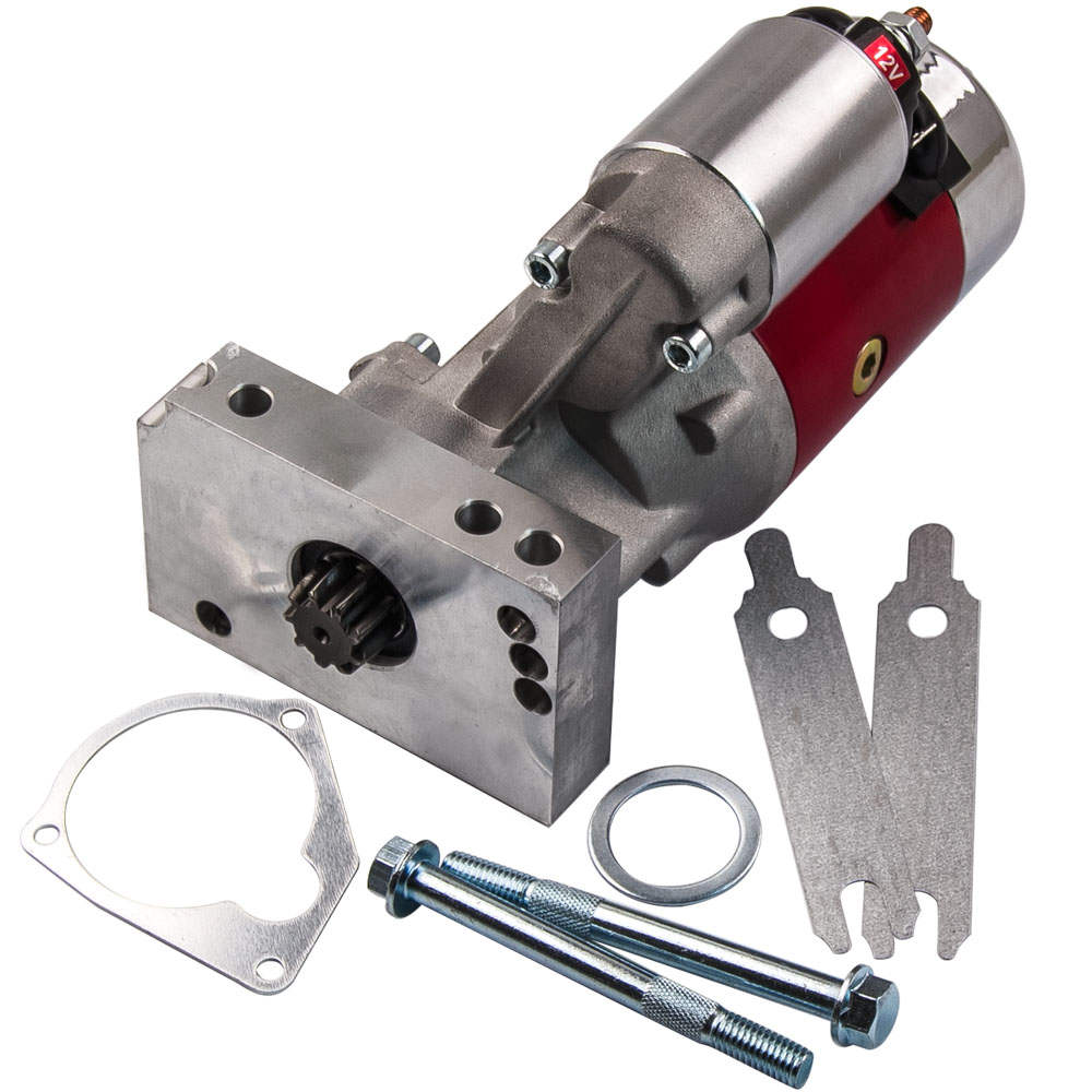 700HP Small Big Block for CHEVY GM HD compatible with Mini Starter Motor Red 3HP 305 350 454