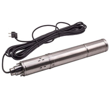 Load image into Gallery viewer, 3 inch 1020L/H 250W Deep Well Submersible Pump Electric Borehole + 15m cable