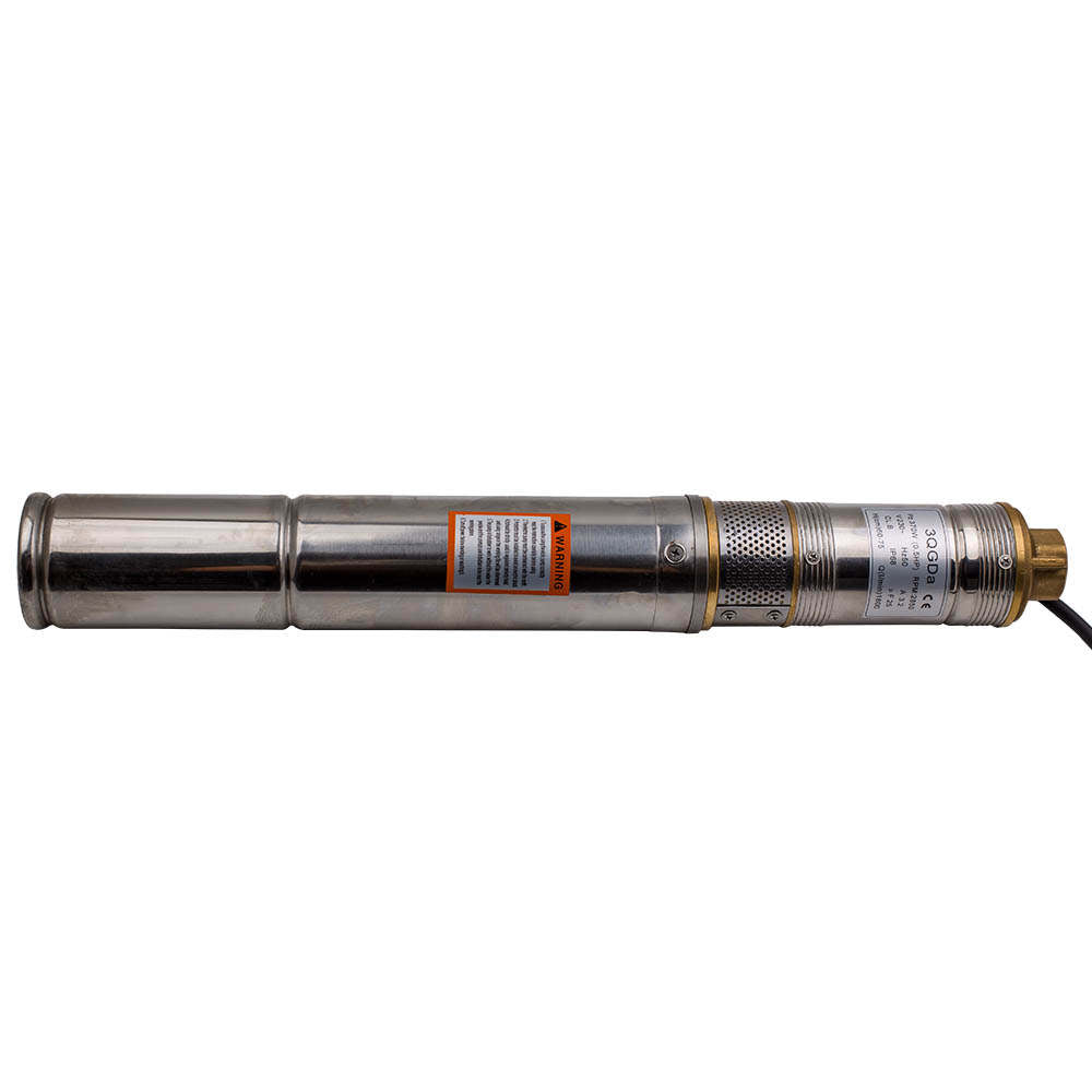 Submersible Pump 15M Length Well 1800 L/h /370 W Stainless Steel 230 V/50 Hz