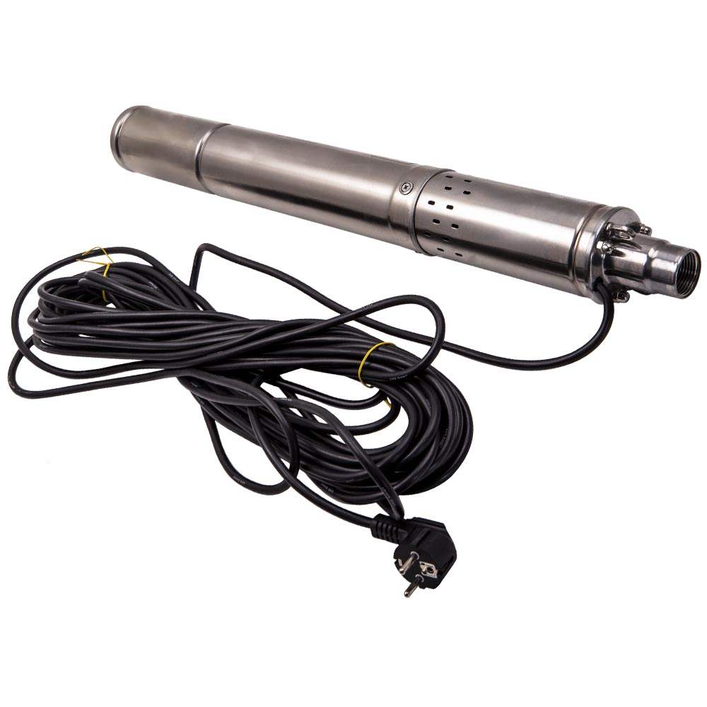 3" 550W 2100 L/h Deep Well Submersible Bore Water Pump Max. Head 70m Electric