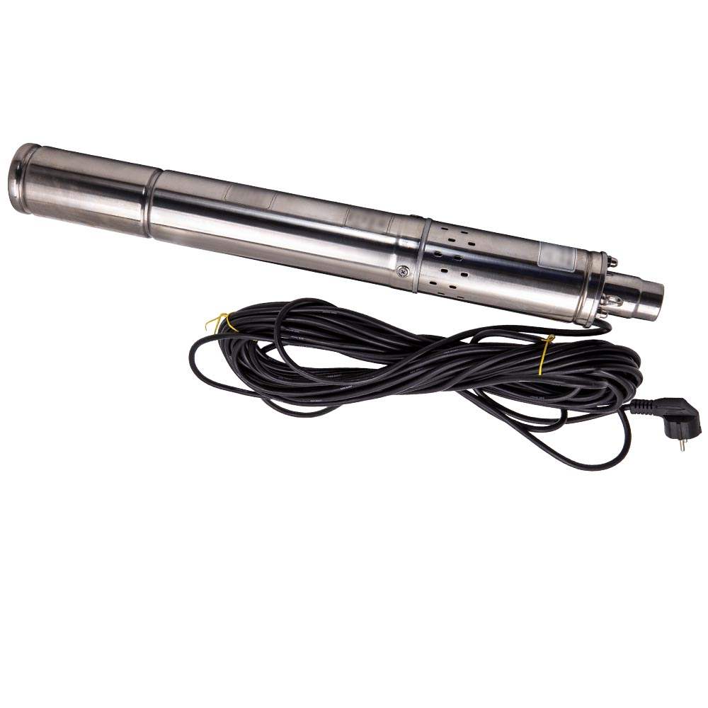 3" 550W 2100 L/h Deep Well Submersible Bore Water Pump Max. Head 70m Electric