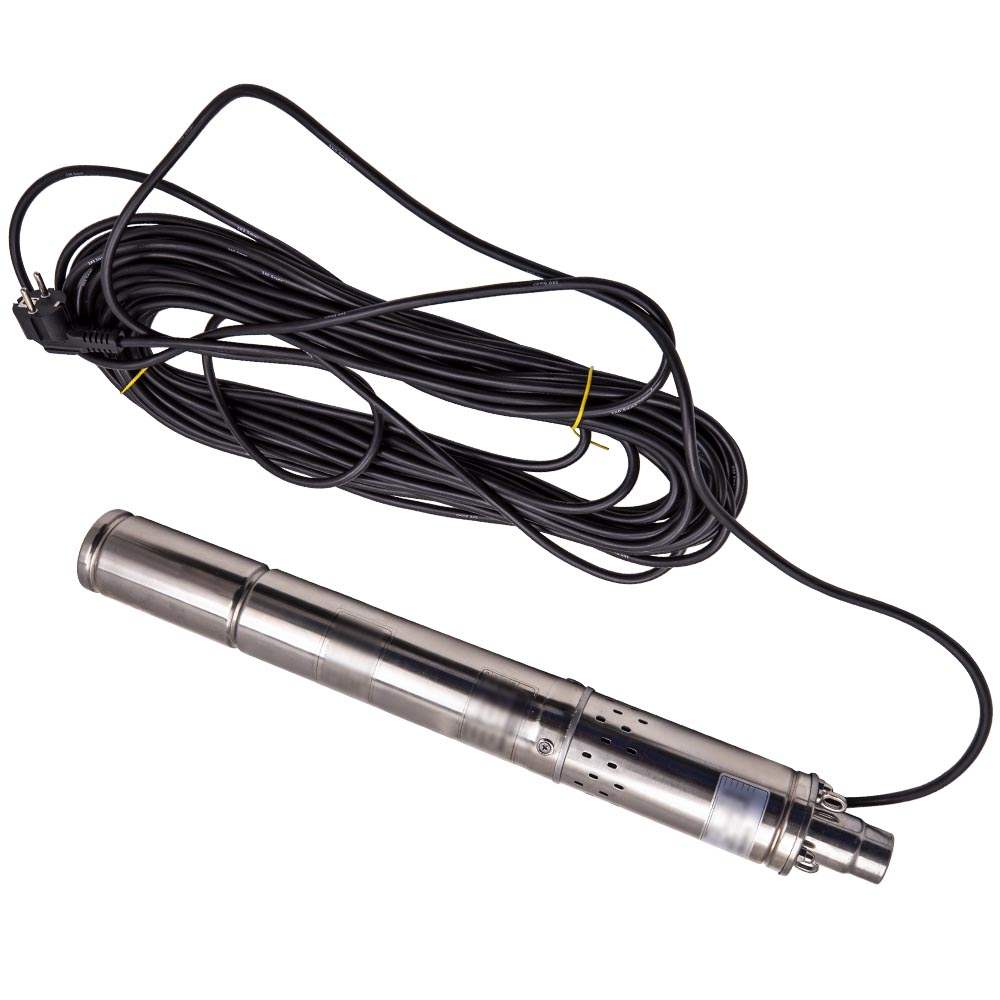 3" 550W 2100 L/h Deep Well Submersible Bore Water Pump Max. Head 70m Electric