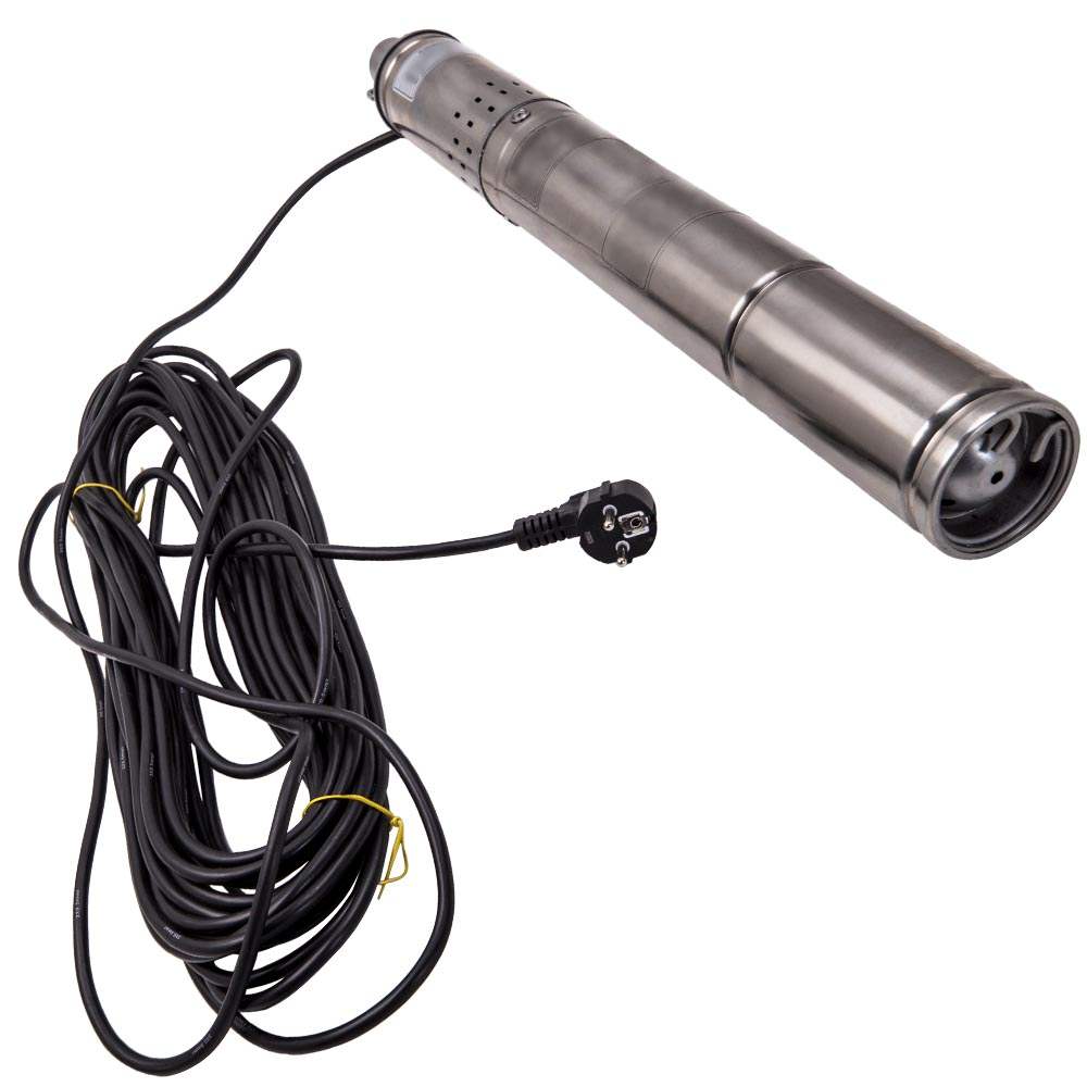 3" 550W 2100 L/h Deep Well Submersible Bore Water Pump Max. Head 70m Electric