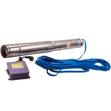 Load image into Gallery viewer, 1.5HP 1.1KW Borehole Deep Well Water Submersible Pump 50Hz 220-240V