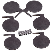 Load image into Gallery viewer, AR500 Dueling Tree Steel Target 6pcs 6 x 3/8 Pads DIY Shooting
