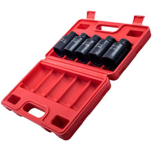 Load image into Gallery viewer, 5PCS 12 point axle hub nut dop set 1/2 inch drive deep impact dops gereedschapsset