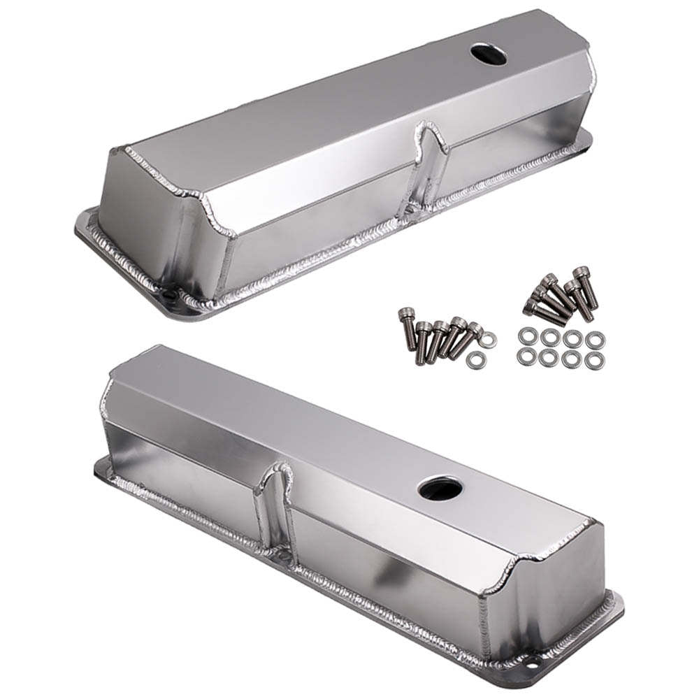 Compatible for Ford FE 1958-1976, 332, 352, 390-428 Engines Tall Aluminum Valve Covers