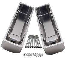 Load image into Gallery viewer, For Small Block Chevy-SATIN Fabricated Aluminum Valve Covers 58-86 SBC 283 302